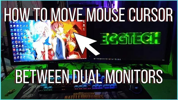 How to move mouse cursor between Dual Monitors