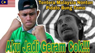 Download Lagu Tentera Malaysia Nonton Pidato Bung Tomo!!! / Malaysia Reaction MP3