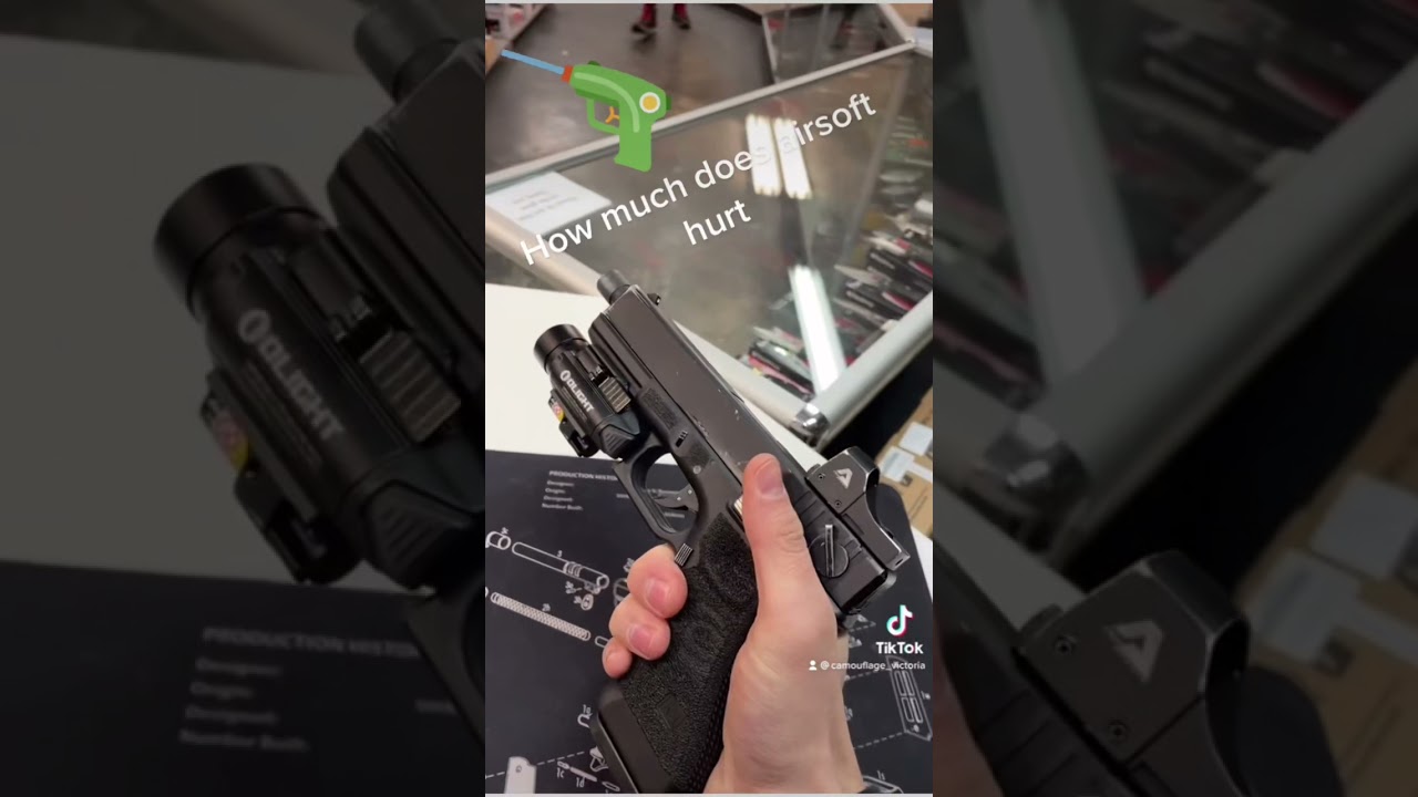 How much does a airsoft hurt (It was his first time￼￼!!)