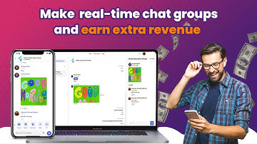 Start your own real time chat groups and earn extra revenue - EzyCourse