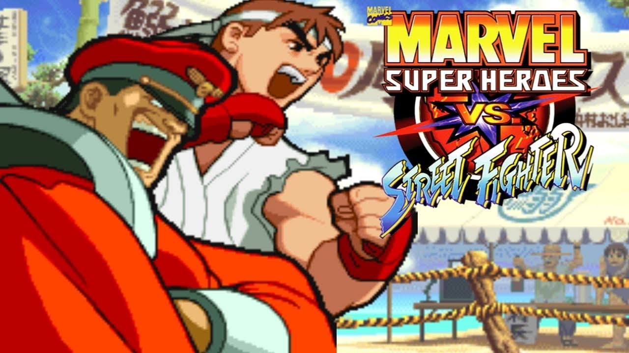 Marvel Super Heroes Vs Street Fighter - Ryu & Bison