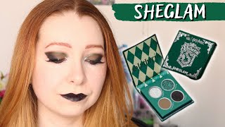SheGlam Harry Potter Slytherin | Green Grungy Makeup Look