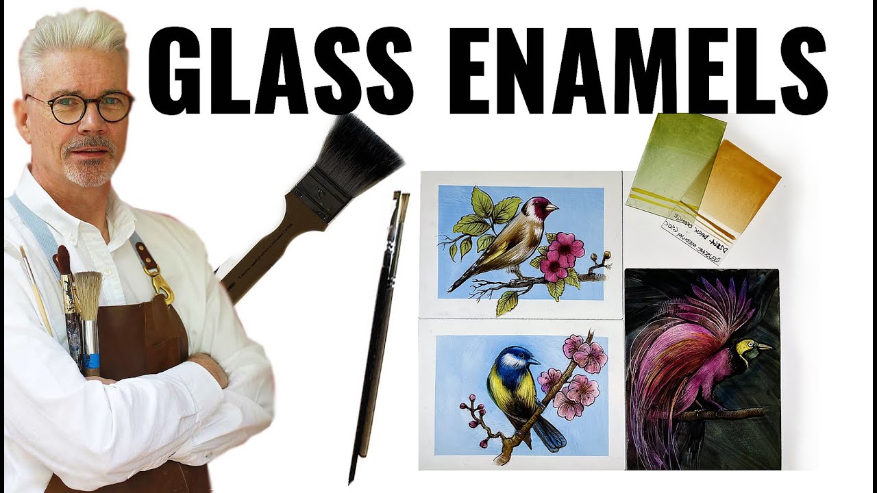 Enamel Glass Painting Kit No