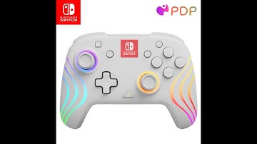 Unboxing, Setup PDP Afterglow Wave Enhanced Wireless Nintendo Switch Pro Controller, 8 Colors