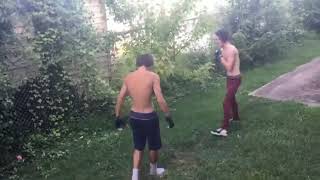 Backyard boxing pt 1