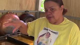Preparación de Bacalaitos puertorriqueños  al estilo de Viña La Gran Pastelera