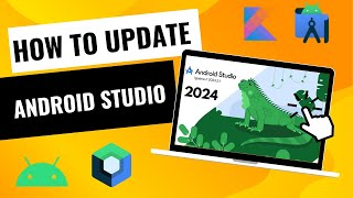 How to Update Android Studio to new version Iguana | in 2024| on windows| Android Studio