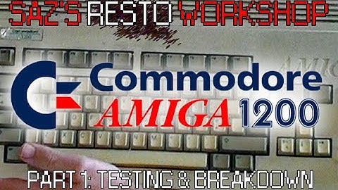 Amiga A1200 Restoration and Upgrade Part 1