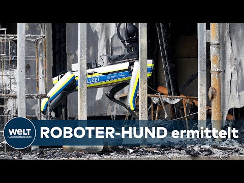 Großbrand in ESSEN: ROBOTER-HUND unterstützt polizeiliche Ermittlungen