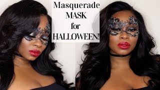 MASQUERADE MASK (HALLOWEEN MAKEUP TUTORIAL)