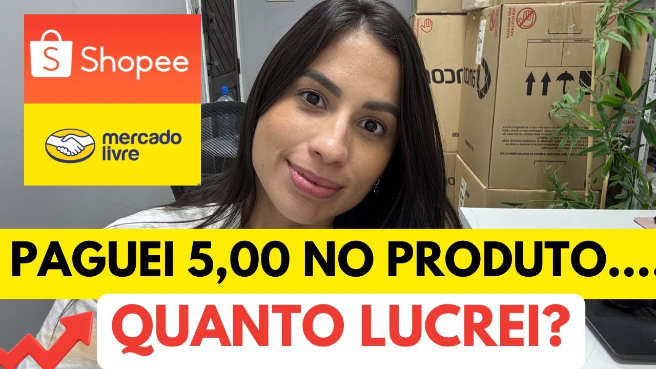 Quanto Lucrei Vendendo um Produto de R$5,00 na Shopee? (Faturamento Real)