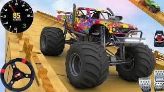 Monster Truck Mega Ramp Extreme Racing - Impossible GT Car Stunts Driving - Android Gameplay screenshot 5