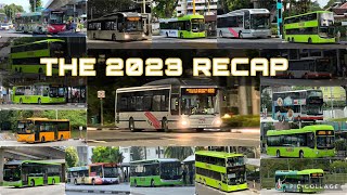 The 2023 Recap - Singapore Public Transport Edition Bus Train