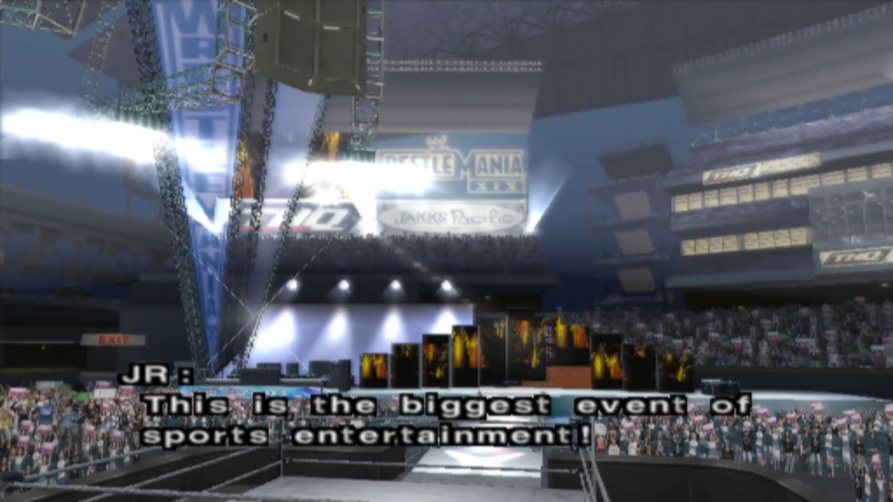 WWE SmackDown! Shut Your Mouth - WrestleMania XIX Arena Mod & PPV Opening