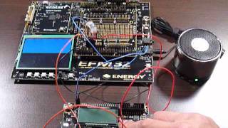 EFM32 TFT_Display from external flash and speex Audio play Demo
