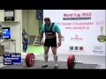 World Cup 2012 Classic Powerlifting Men -120 Deadlift