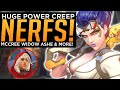 Overwatch: HUGE Power Creep NERFS! - McCree Widow Ashe & MORE!