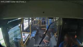 New video inside MARTA bus show driver fall asleep at wheel, crash into tree with passengers inside