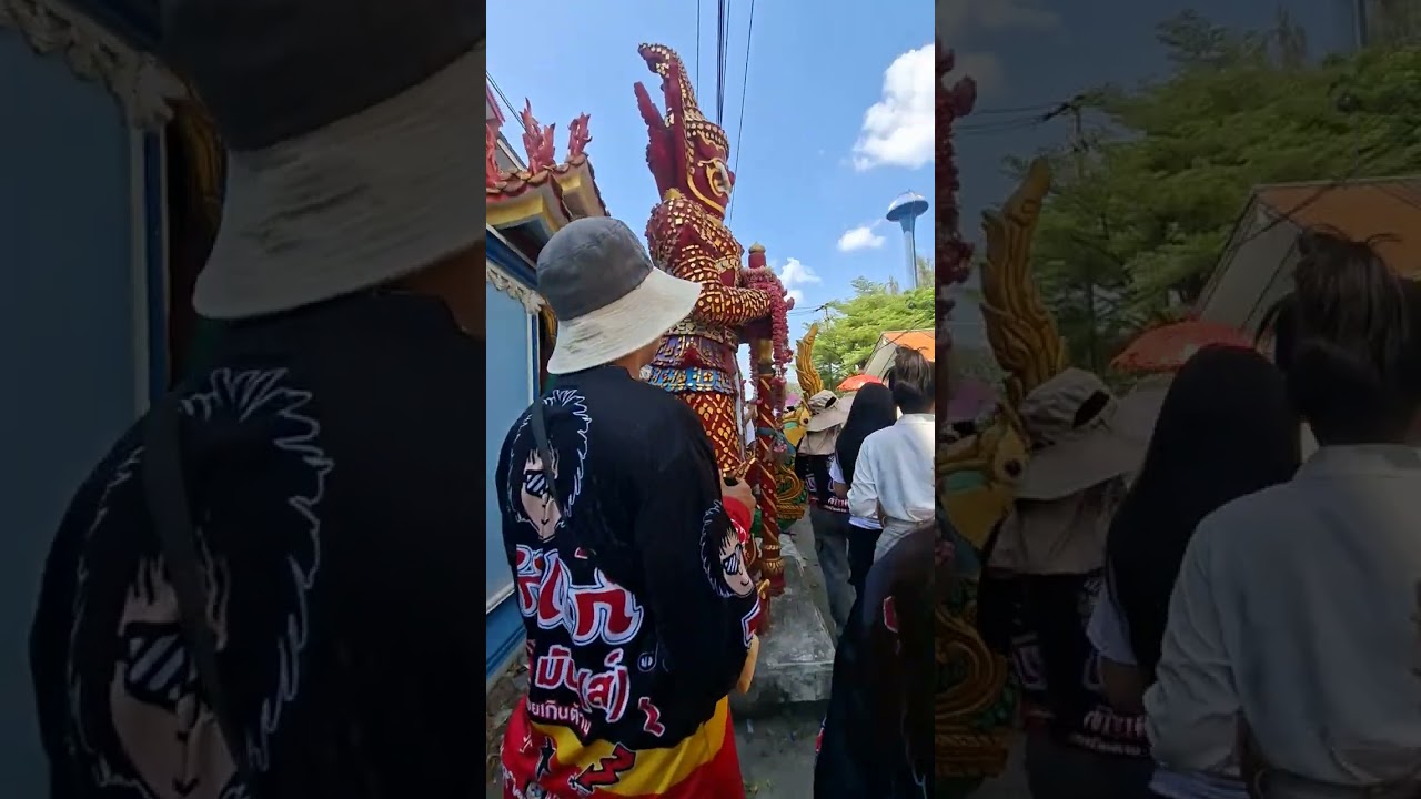 รถแห่ โก๋แก่ คลอง4 ปทุมธานี ช่วงตั้งขบวนแห่นาคเข้าอุปสมบท ช่วงแรก ณ.วัดเวฬุวัน 