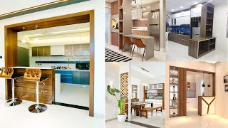 Top 40+ Modern Kitchen Partition ideas | Latest Open Kitchen Partition with Storage ideas 2024