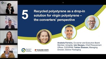 Recycled polystyrene as drop -in solution for virgin polystyrene - the converters