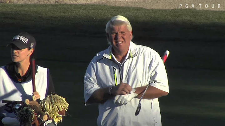 John Daly's pitch shot sets up birdie at AT&T Pebble Beach