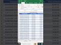 Essential Excel Shortcuts | #excel #shorts