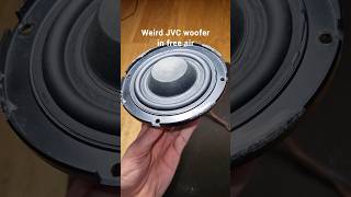 Weird Woofer From JVC Bookshelf Speakers In Free Air