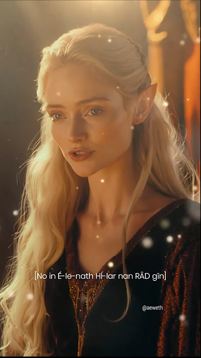 Speaking Elvish (Sindarin)✨May the stars shine upon your path. Soft Elven Whisper #aiart #motivation
