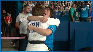 【柔道女子】角田夏実 金メダル第1号！今井コーチと涙の抱擁 遅咲きの柔道家がついに掴んだ頂の景色 ｜パリオリンピック 柔道女子48キロ級決勝