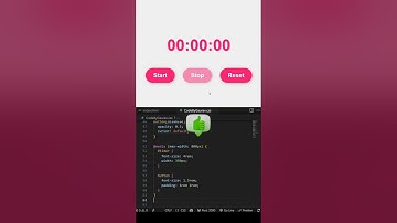 ✨ Stylish Stopwatch Timer Using HTML, CSS, and JavaScript #webdevelopment #coding #javascript