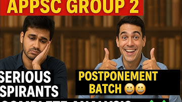 Appsc group 2 SERIOUS ASPIRANTS ALWAYS SUFFERS...COMPLETE ANALYSIS#APPSC#GROUP2#GROUP1