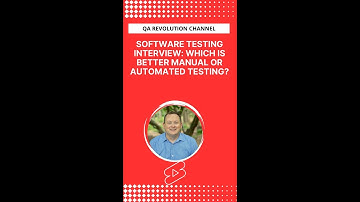 🔥Software Testing Interview Question: Manual Vs. Automated Testing? 🔥