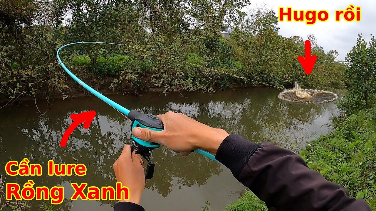 Mua bộ cần Lure Máy Ngang siêu rẻ trên Shopee, về săn Hugo và cái kết