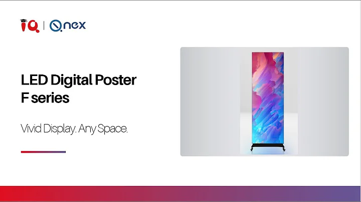 F Series LED Digital Poster | Ultra HD, High Brightness, Seamless Multi-Screen Display