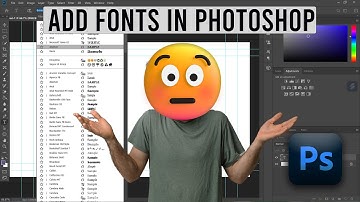 How to Add & Import Fonts in Photoshop (Step-by-Step Tutorial for Beginners) | Photoshop tutorials