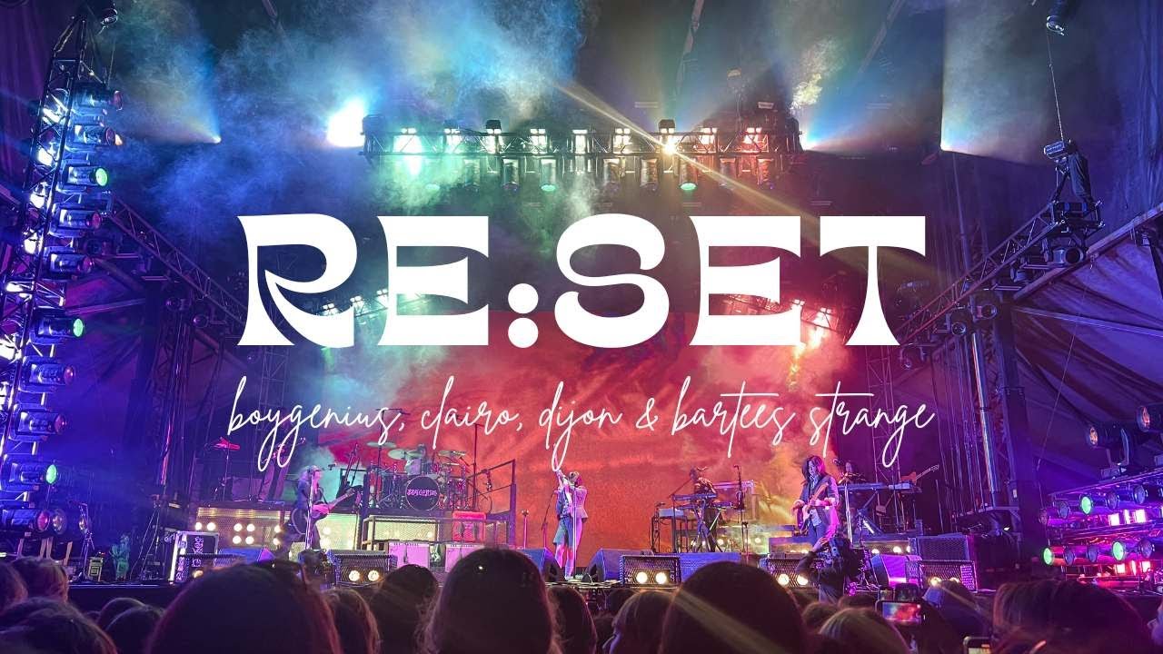 RE:SET festival vlog | boygenius, clairo, dijon & bartees strange