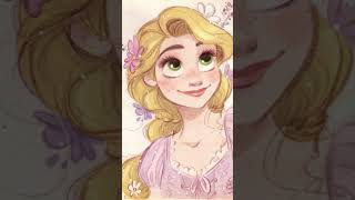 Aesthetic Disney Princess drawing ideas part 1. 💓💗🌸