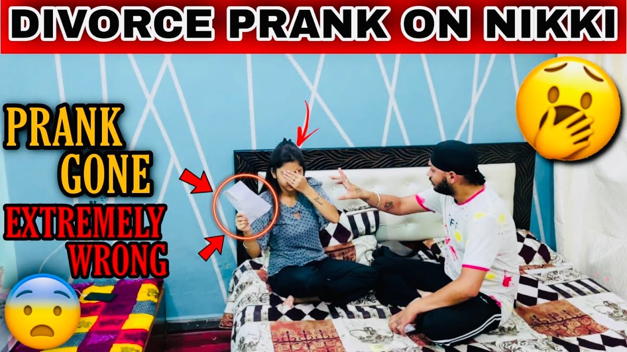 Divorce Prank On Nikita 😱|| Prank Gone Extremely Wrong 🤬|| Prank In India ||‎@rpvlogsandpranks