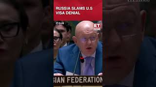 Russia Says U.S Did Not Grant Visa For Vice Minister To Attend U.N Security Council Meeting #shorts