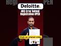 Deloitte 403 issue resolved. Registration open @OnlineStudy4u