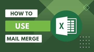 How to Mail Merge Using Word, Excel & Outlook