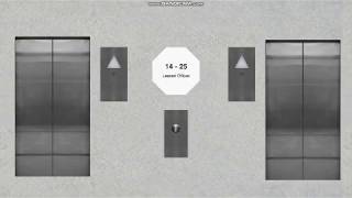 Animated: Schindler 500A Elevators (remakes NTCC, 14-25)