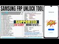 Samsung One Click FRP Bypass Tool | One Click Frp android 15/14/13/12