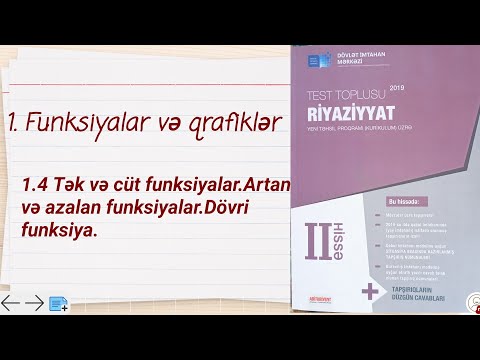 Video: Hansı funksiya artır və ya azalır?