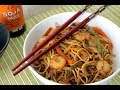 Wok de fideos chinos con gambas | Prawn Chow Mein Noodles 🍜🇨🇳