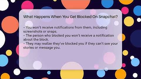 What Happens When You Get Blocked On Snapchat? - Everyday-Networking