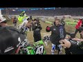 Detroit Supercross [250] Highlights | RED FLAG RESTART WITH 7 SECONDS LEFT!