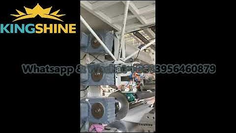 PVC laminate sheet machine running at india