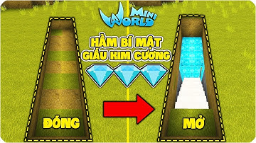 Mini World : Block Art | HƯỚNG DẪN LÀM ĐƯỜNG HẦM BÍ MẬT GIẤU KIM CƯƠNG *MK GAMING MINI WORLD*